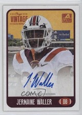 2021 Onyx Vintage College Auto Blue Ink /400 Jermaine Waller #CAJE Auto 0n6s