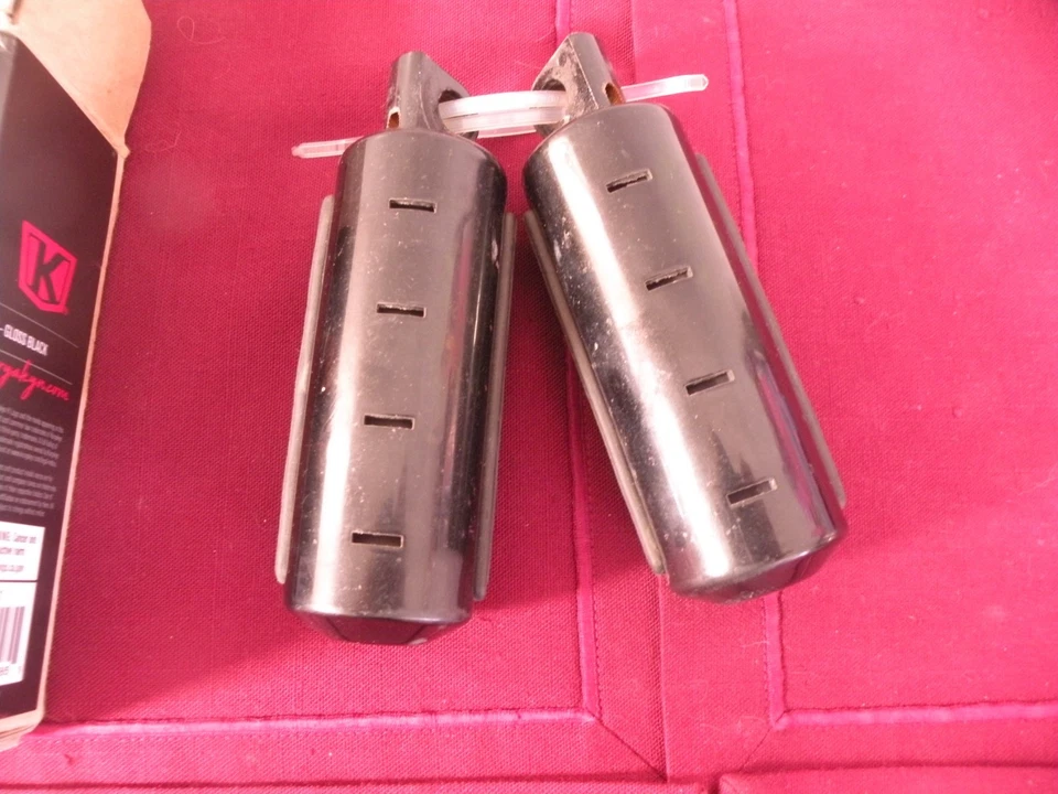 Kuryakyn 7561 Large Black Trident ISO Motorcycle Foot Pegs H-D Male Mount - Image 3 of 4