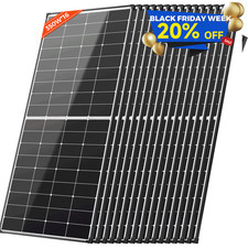 350W 16Pack Solar Panel Power Charger Farm Home Shed Home Off grid Free shipping