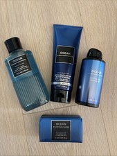 4 Pcs Set Bath  Body Works Ocean Men's Collections 4x Lot Gift Body Spray Bar