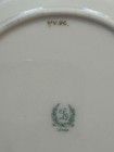 2 LENOX RIM SOUP/PASTA/DESSERT BOWLS 8 1/2" Gold encrusted rim early green mark — photo 3
