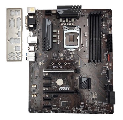 MSI Z370-A PRO LGA1151 ATX Motherboard DDR4 w/ I/O Shield
