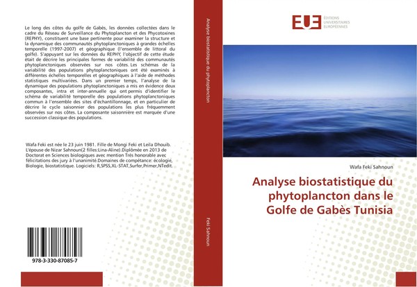 Wafa Feki Sahnoun | Analyse Biostatistique Du Phytoplancton Dans Le Golfe De...-image