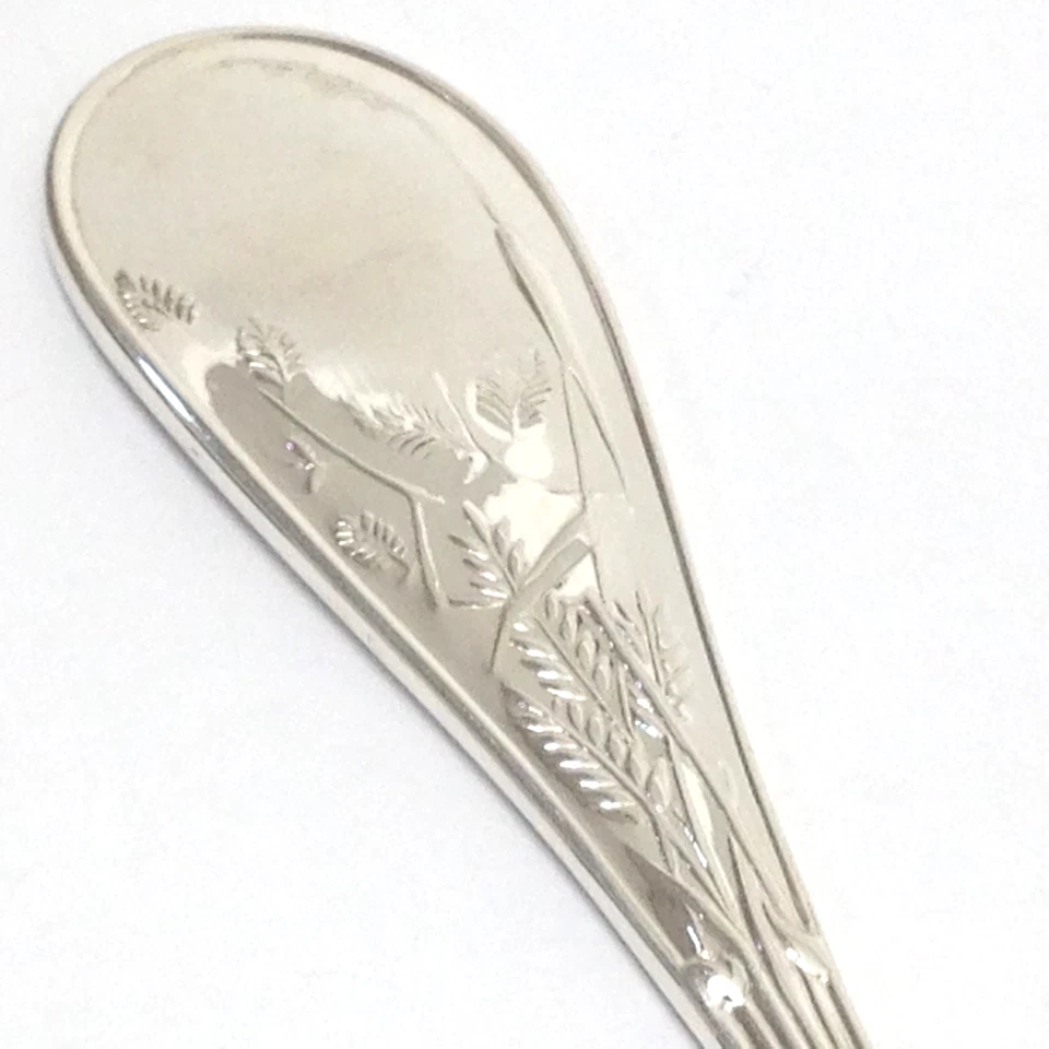 Cuchara de mesa grande Tiffany & Co Audubon 8-5/8" sólida esterlina 104,2 g sin mono Foto 4 de 4