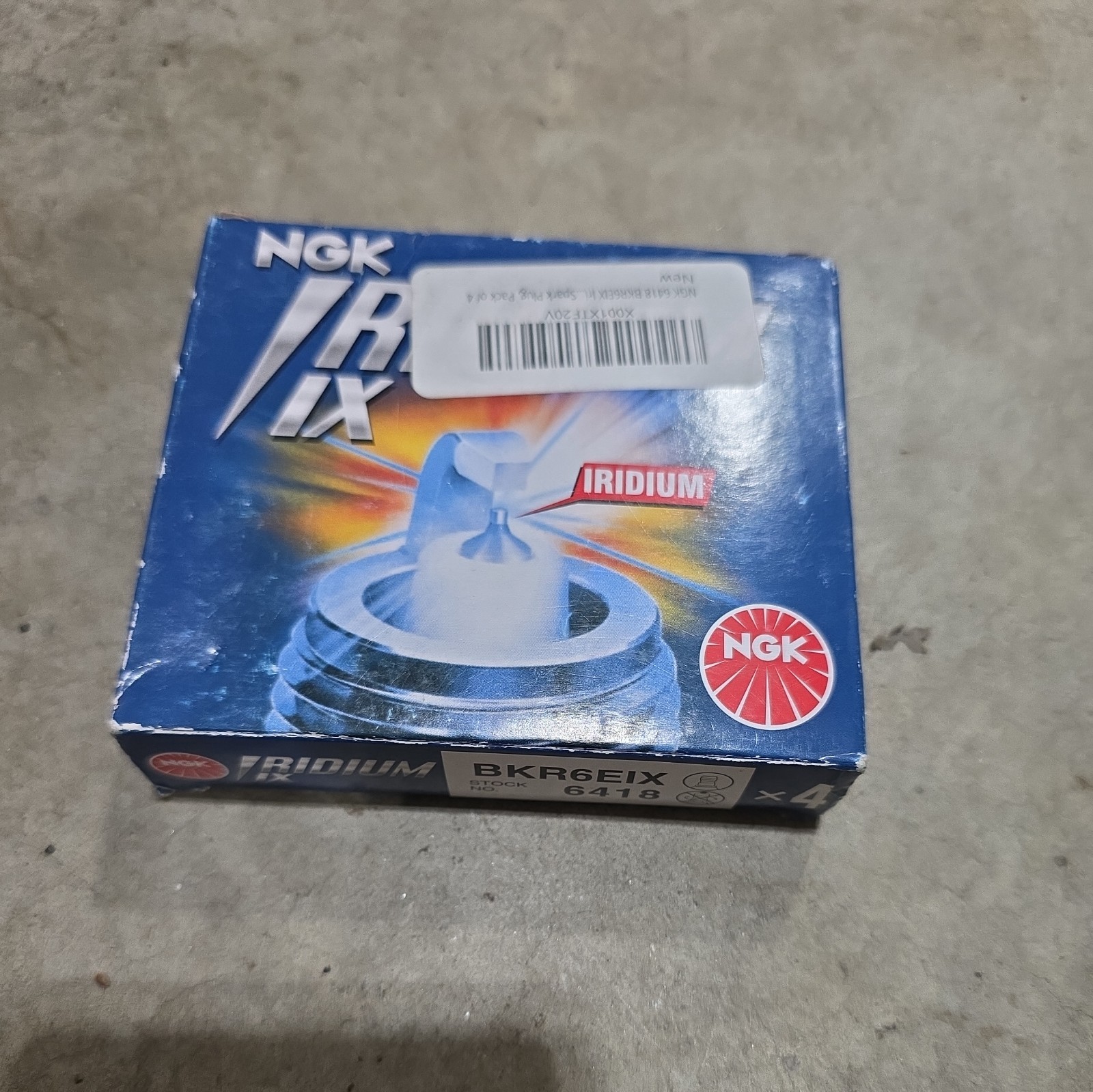 4 PACK NGK Iridium IX Spark Plugs BKR6EIX 6418 OE Japan
