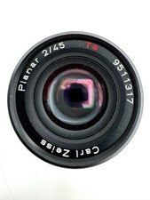 CONTAX Planar 2/45 T* NERO 45 mm 1:2 obiettivo Carl Zeiss per G1 G2