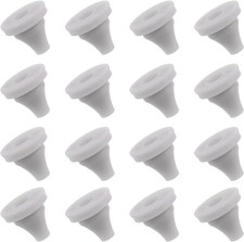 50PCS 8x7.6mm Shower Head Nozzle Replacement White Silicone Nails Shower Orifice