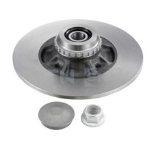 SNR 2x Bremsscheibe hinten Ø237 mm Voll für Renault Clio II BB_ CB_ 1.2 16V