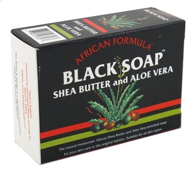 African Formula Black Soap 3.5 Ounce Shea Butter & Aloe Vera