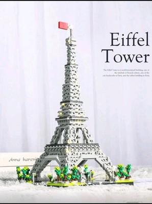 Mini Exploration Famous Landmark Eiffel Tower Building Blocks, 