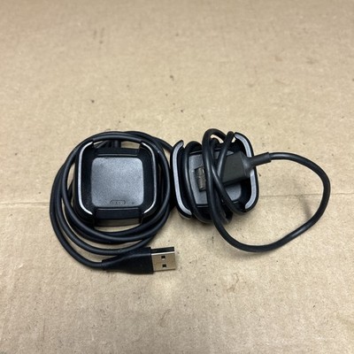 2 Fitbit Versa 1/2 Smart Watch USB Charging Cable Power Charger - Clip Style