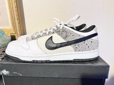 2006 Men's Nike Dunk CL Low Jordan Pack Oreo Black Cement Grey Size 12 Rare OG