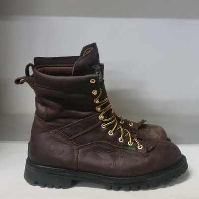 Georgia Boot Mens Lace To Toe WP Boot Brown (LEFT 11.5W / RIGHT 11.5M)