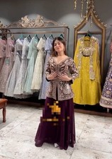 Unique Designer Faux Georgette Kurta And Palazzo With Fancy Dupatta For Women