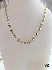 Stainless Steel Gold Tone Heart Necklace