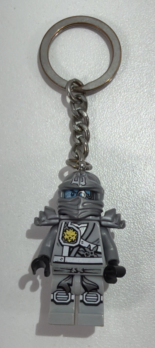 Lego Titanium Zane Keychain Rare Ninjago Ninja 851352 Tournament