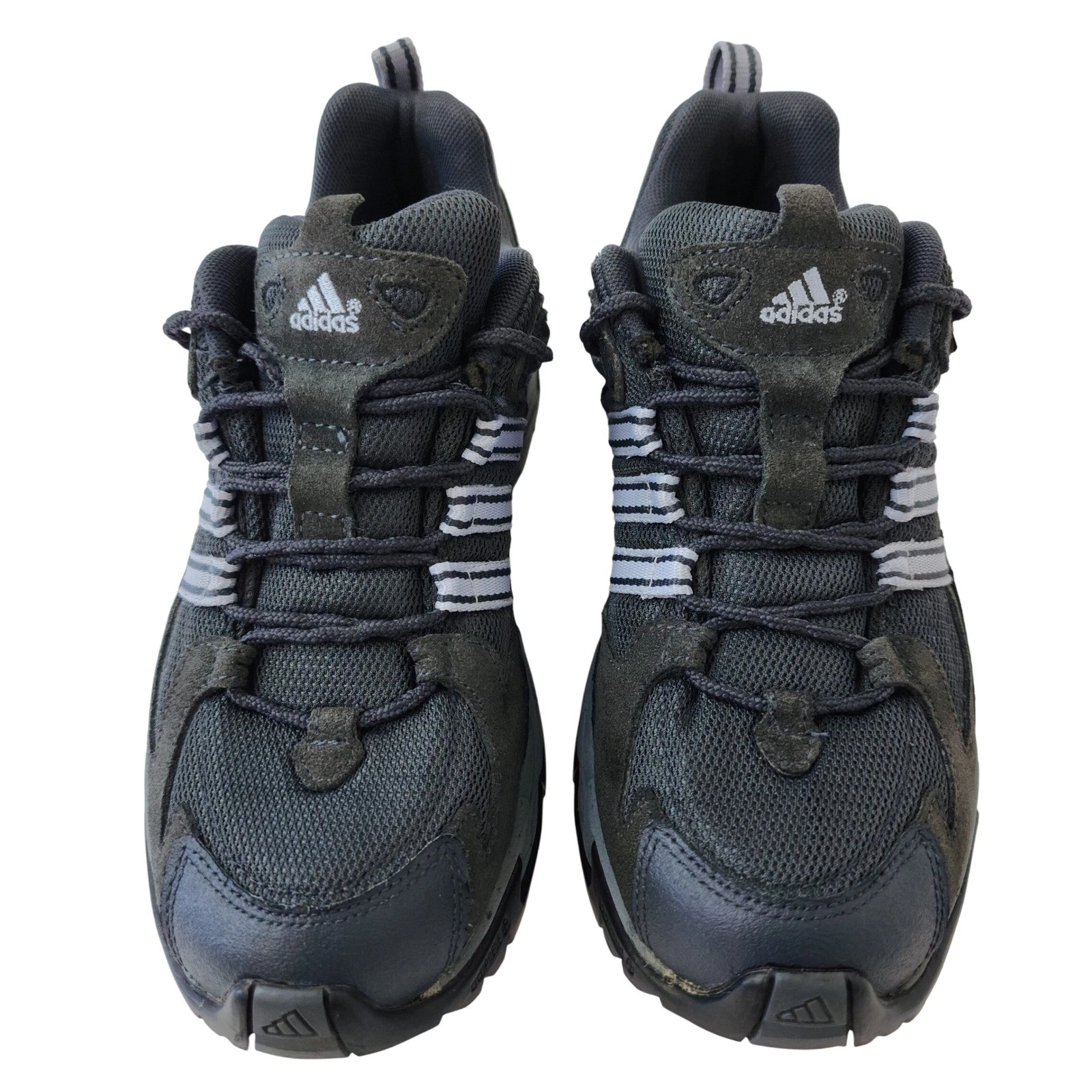 Adidas Adiprene Trail Running Shoes Men's 7 Grey Navy Blue