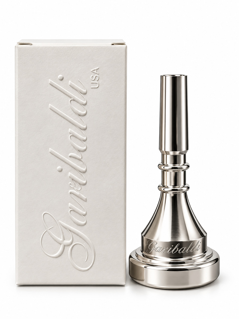 Garibaldi S1 Signature Single Cup Alto Horn/Saxor Mouthpiece Boquilla - Silver