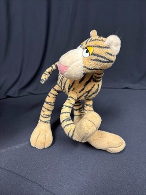 2002 Paramount Parks Tiger 9'' Fully Pose-able Neck & Legs Stuffed Animal B42-469