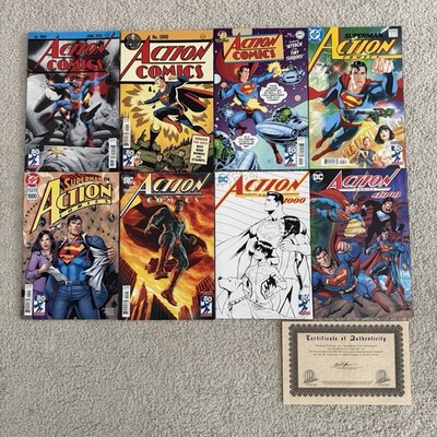 DC Action Comics #1000 Lot 30's 40's 50's 80's 90's 00's Wrap Superman 2018