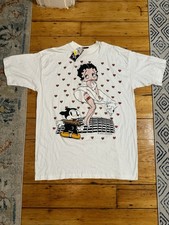 T-shirt Betty Boop Marilyn Monroe 1994 taglia 4XL nuova con etichetta