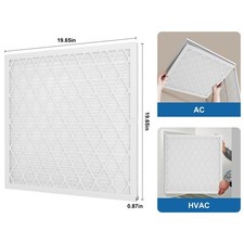 20x20x1 MERV 11 Reusable Air Filter ABS Frame HVAC AC Furnace LYJHKJ