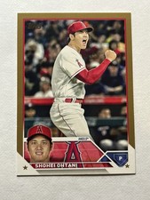 SHOHEI OHTANI 2023 TOPPS SERIES 1 GOLD /2023 LA DODGERS MVP #17