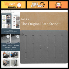 Premium Diatomaceous Earth Bath Mat - Non-Slip, Fast-Drying Shower Floor Mat