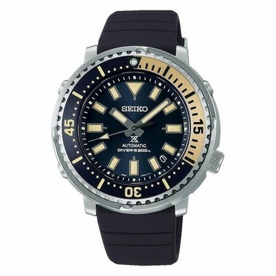 SEIKO ProspeX SRPF81K1 Tuna Diver 200m Automatic Watch Rubber Date Safari Street
