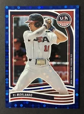 2024 Panini Stars and Stripes - (PJ Morlando) Blue Dot (37/149) Marlins #25