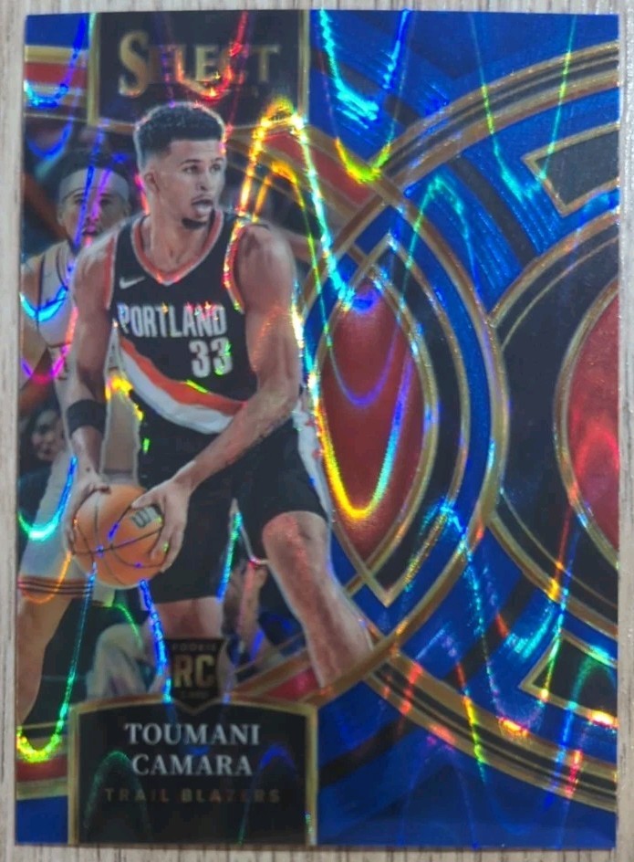 2023-24 Panini Select - Premier Blue Tectonic Toumani Camara /99