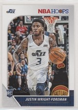 2019-20 Panini NBA Hoops Red Back Justin Wright-Foreman #256 fm0