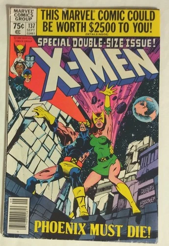 X-Men #137 1980 Vintage Marvel Comic Phoenix Death Wolverine Storm Cyclops