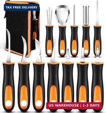 Pumpkin Carving Kit for Halloween - 13Pcs Professional Pumpkin Carving Tools wit