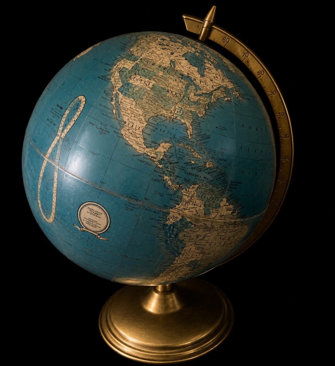 George F. Cram Co. Antique 9 to 12 Inch World & Celestial Globes