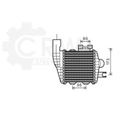 Ladeluftkühler für KIA Hyundai Tucson Sportage JM JE_ 2.0 CRDi AWD 190x205