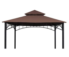 Replacement Canopy roof Cover for Target Madaga Gazebo Model L-GZ136PST, (Bro...