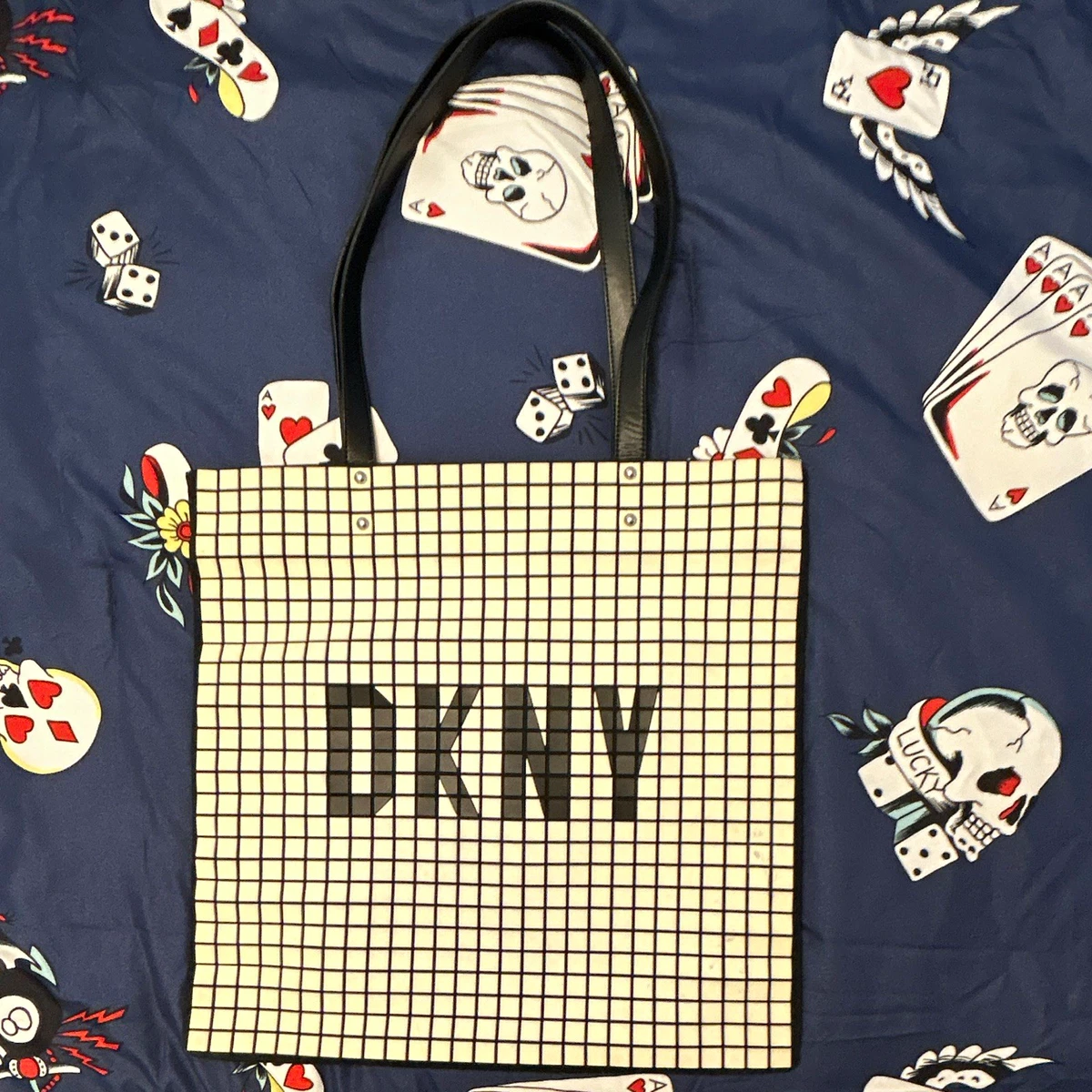 DKNY ホワイト ショップ袋 大サイズ レトロ ビンテージ DKNY Tote White Bags & Handbags for Women for sale | eBay