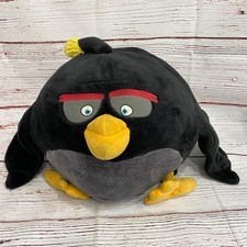 JUMBO 20  The Angry Birds Movie BOMB Black Large Stuffed Animal Plush Toy