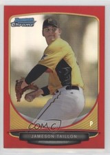 2013 Bowman Draft Top Prospects Chrome Red Refractor 2/5 Jameson Taillon gh4