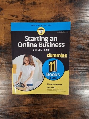 Starting an Online Business All-In-One for Dummies, 6th Edition 2020, Good cond
