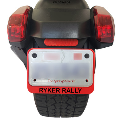 LICENSE PLATE FRAME for Can-Am Ryker 600 900 Ace Rally Sport | Tricycle Mods