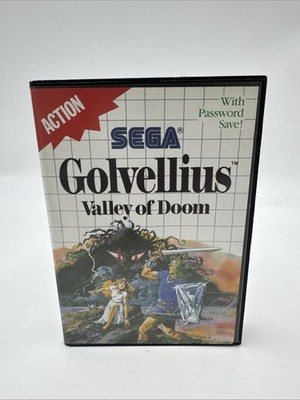 Golvellius Valley Of Doom für Sega System in OVP AKZEPTABEL mit Gebrauchsspuren