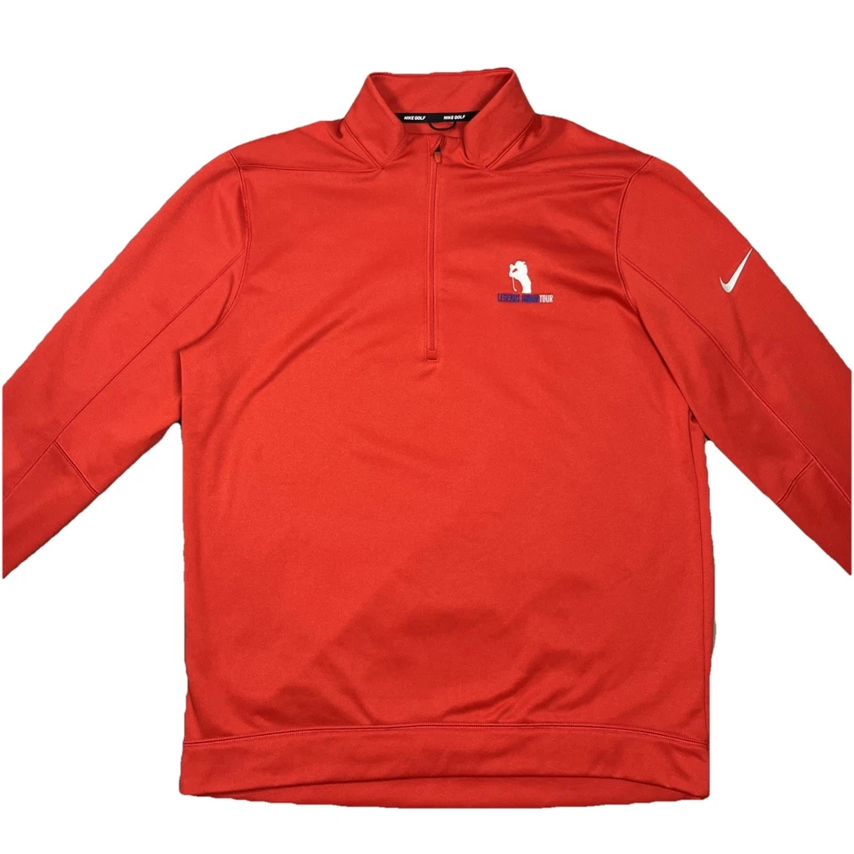 Nike Golf Legends Junior Tour Hombres 1/4 Cremallera Rendimiento Pullover Polar Mediano Foto 4 de 4
