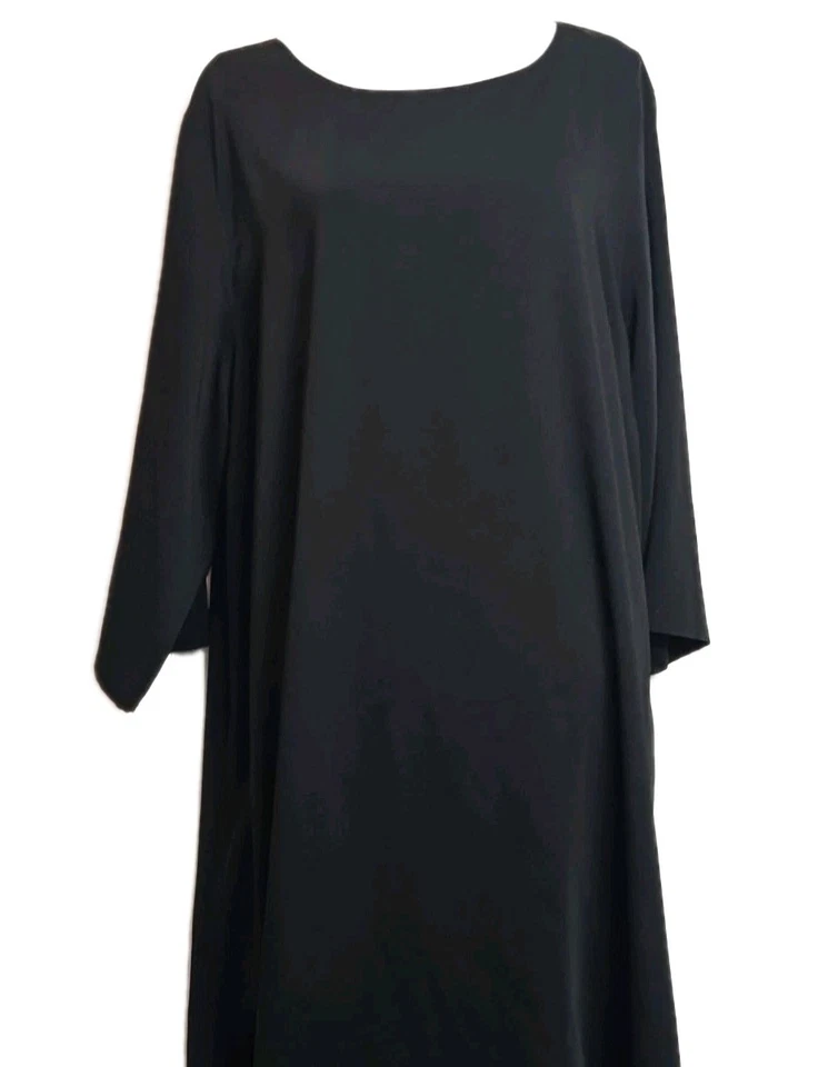 Vestido Caroline Rose negro para mujer 2X Foto 2 de 4