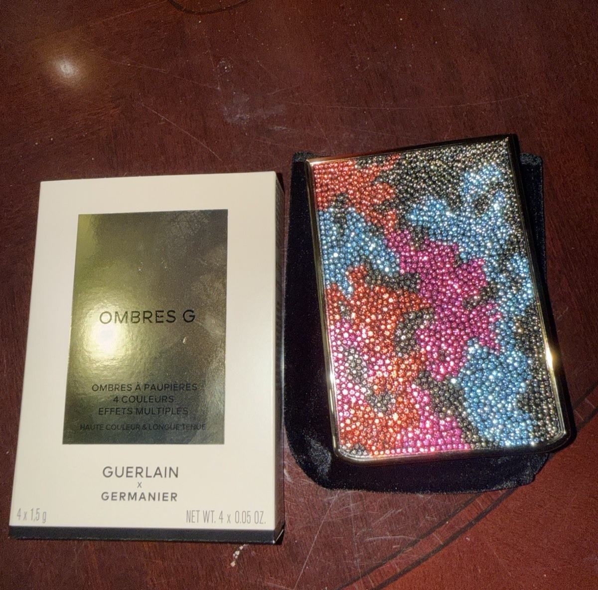 GUERLAIN x GERMANIER OMBRES G EYESHADOW QUAD 300 MYSTERY 2026 HOLIDAY ...