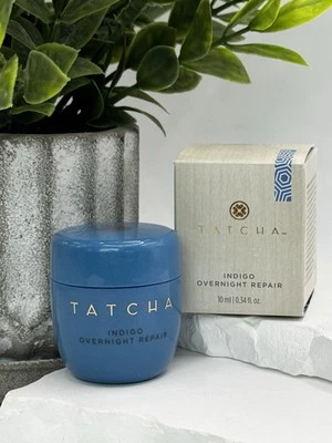 TATCHA Indigo Overnight Repair (Deluxe Mini .34oz/10mL) New in Box ~ US Seller! - Image 1 of 4