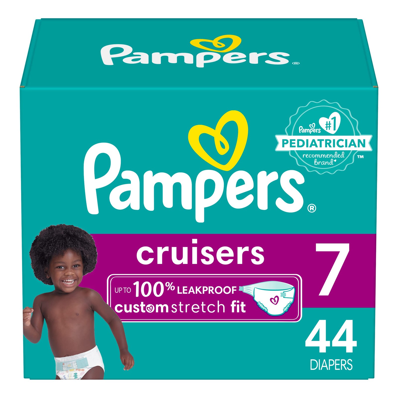 S - Pampers Cruisers Size 7 88 Count Month Supply