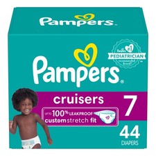 Active Toddler Diapers - Pampers Cruisers Size 7 88 Count Month Supply