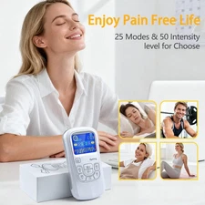TENS Unit Muscle Stimulator Pulse Massager Pain Relief Massager Machine Device